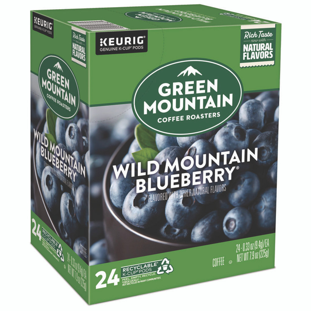 KEURIG DR PEPPER Green Mountain Coffee® 6783CT Fair Trade Wild Mountain Blueberry Coffee K-Cups, 96/Carton