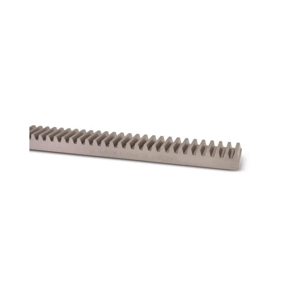 Boston Gear 37342 Gear Rack: 1-1/2" Face Width, 14.5 ° Pressure Angle, Use with Spur Gears