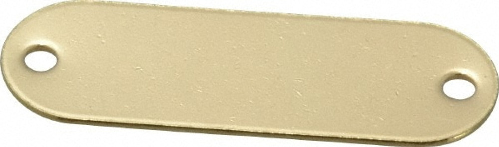 C.H. Hanson 43609 1-29/32 Inch Wide, Style 1, Brass Blank Metal Plate