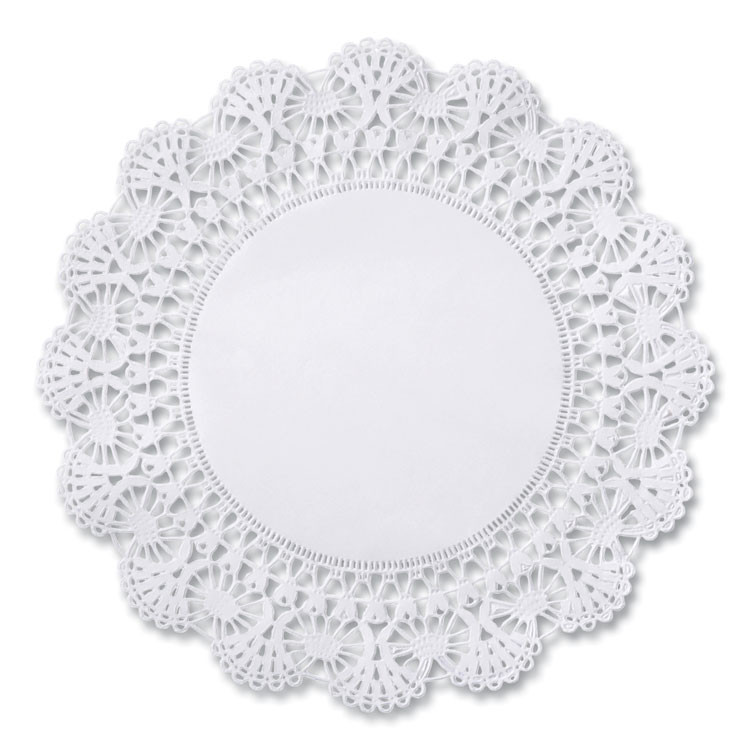 HOFFMASTER 500235 Cambridge Lace Doilies, Round, 6", White, 1,000/Carton