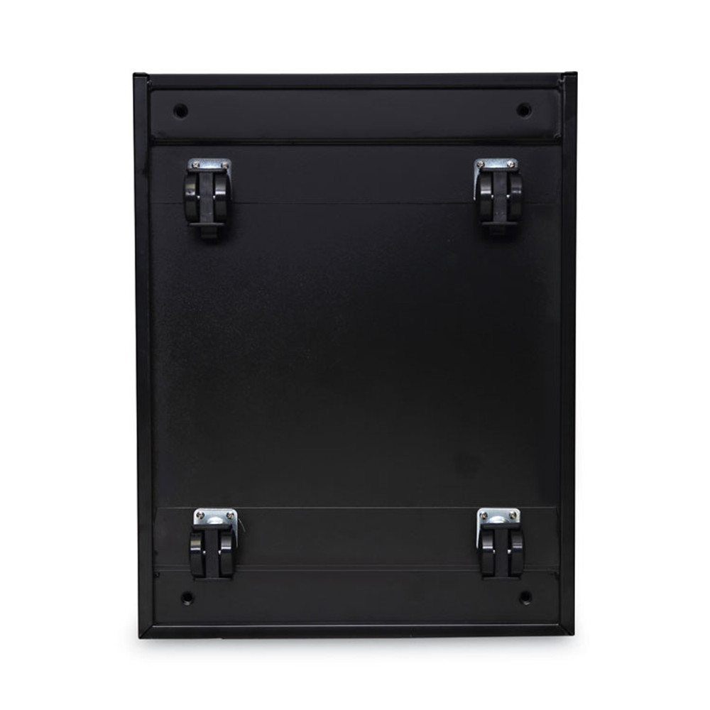 ALERA PAFFBL File Pedestal, Left or Right, 2 Legal/Letter-Size File Drawers, Black, 14.96" x 19.29" x 27.75"