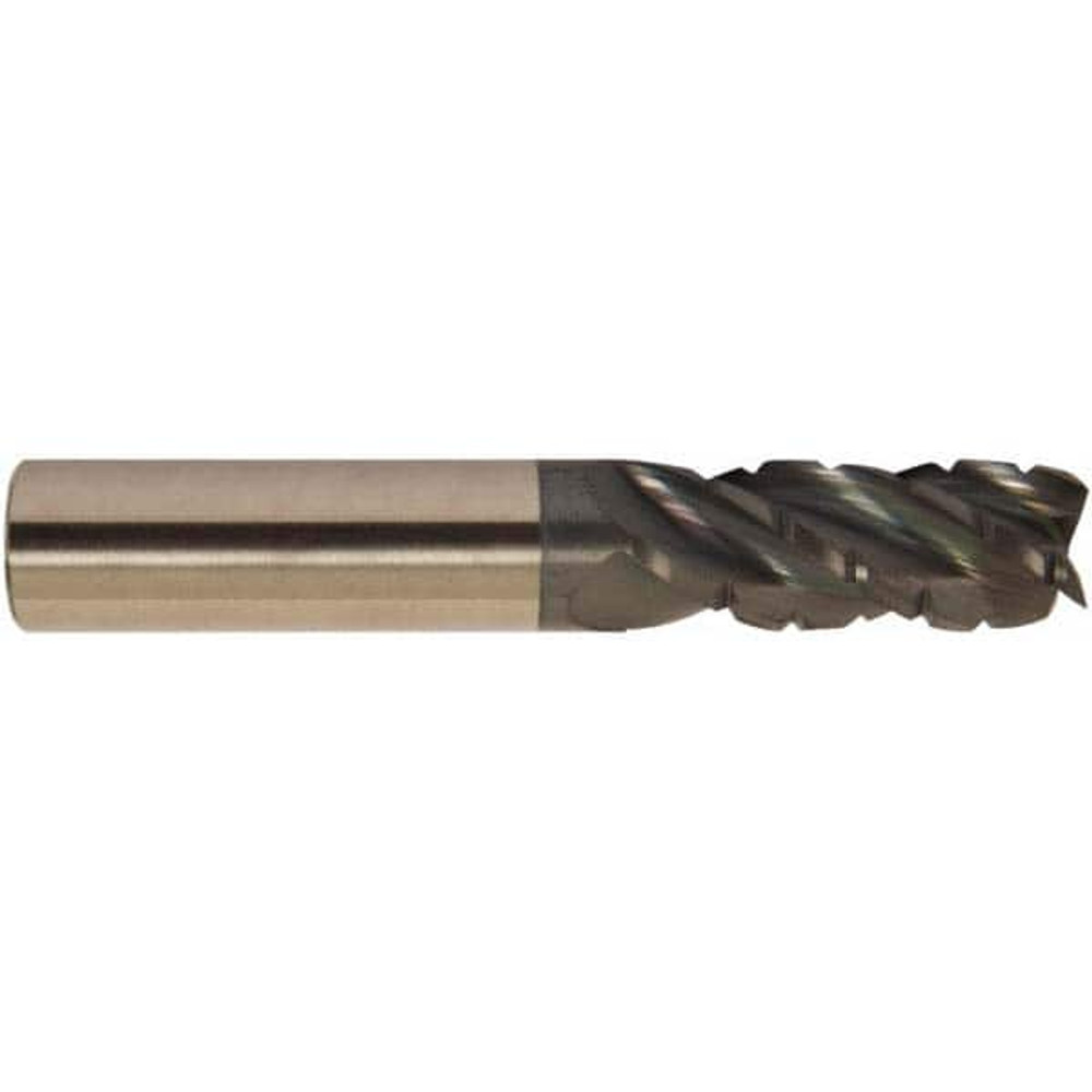 Accupro 6503157 Corner Radius End Mill: 1" Dia, 2" LOC, 0.0300" Radius, 4 Flute, Solid Carbide