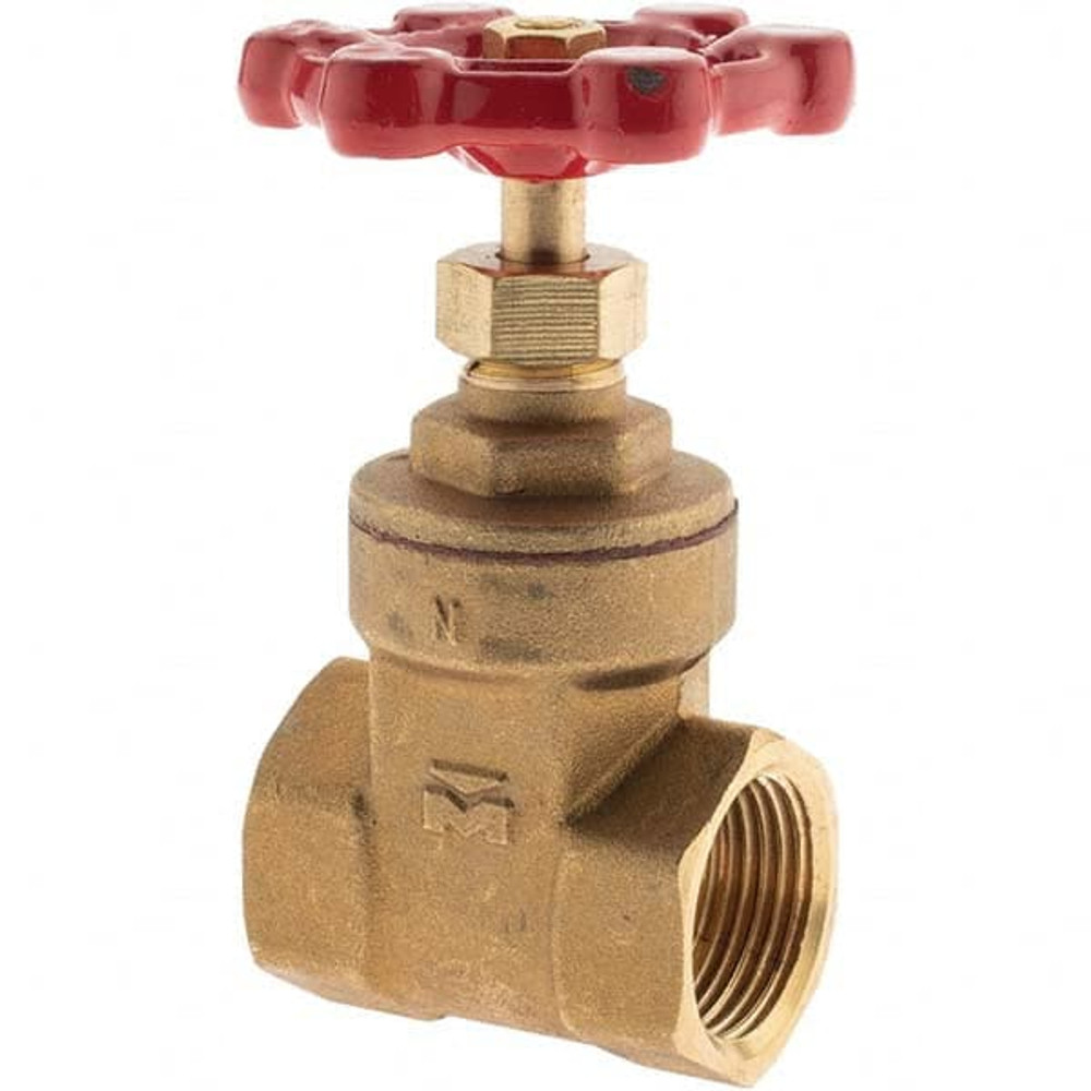 Mueller Industries BD-19068 Gate Valve: Gate, 3/4" Pipe, FNPT x FNPT, Bronze