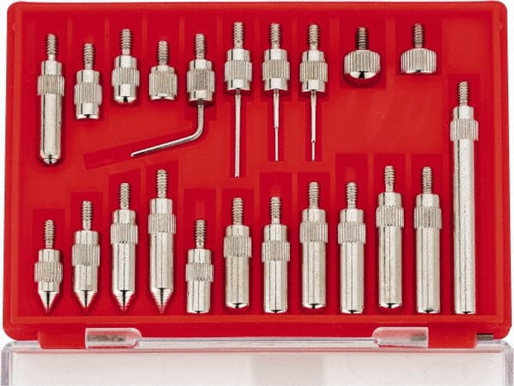 Value Collection 605-0022 22 Pc Ball, Bent Stem, Conical & Flat Point Drop Indicator Point Kit
