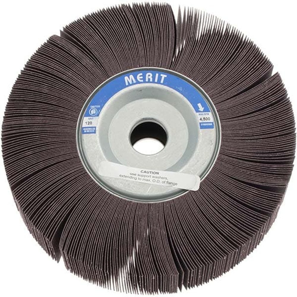 Merit Abrasives 08834123097 8 x 2" 120 Grit Aluminum Oxide Unmounted Flap Wheel