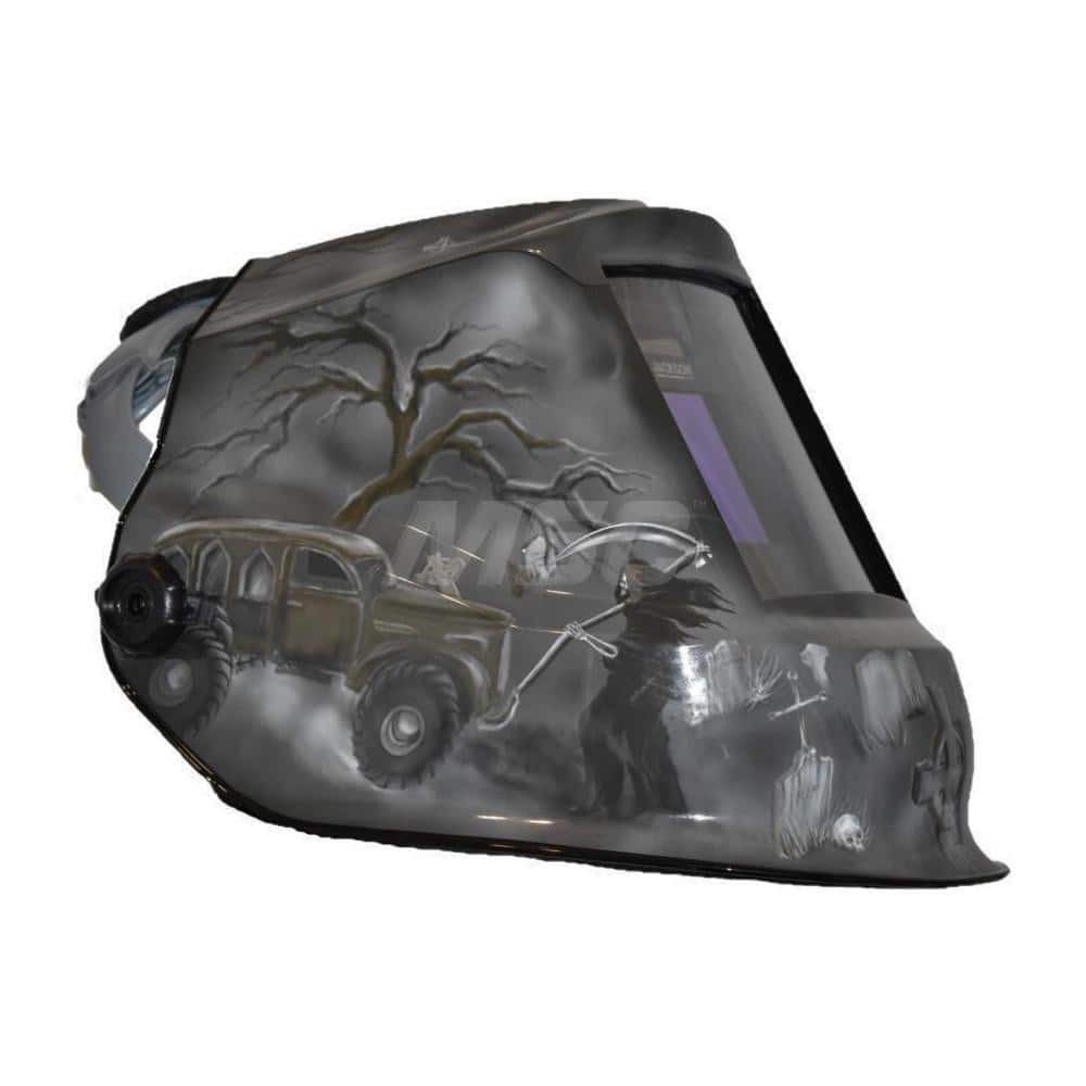 Jackson Safety 47100 Welding Helmet: Black & Gray, Nylon, Shade 10