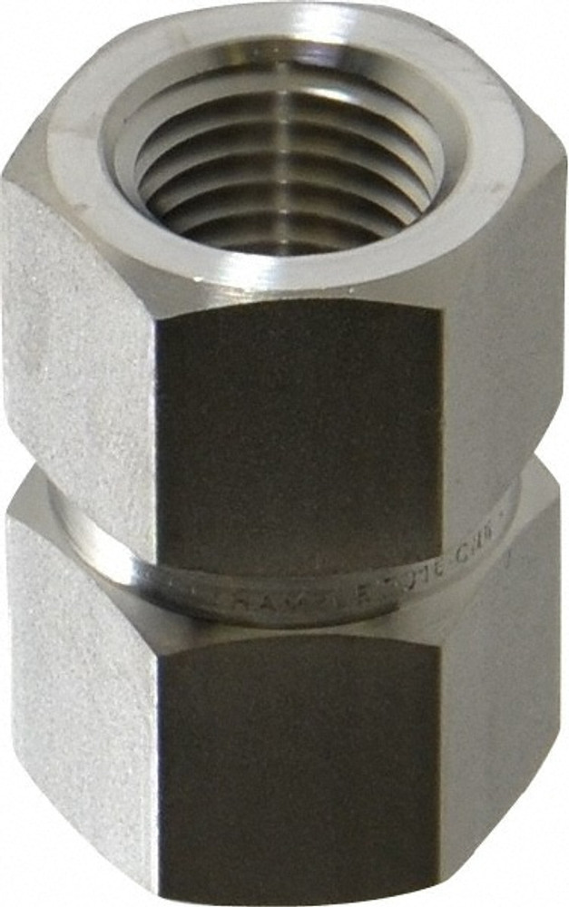 Ham-Let 3001013 Pipe Coupling: 1/4" Fitting, 316 Stainless Steel