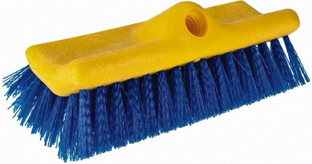 Rubbermaid FG633700BLUE Scrub Brush: 10-1/2" Brush Width, Polypropylene Bristles