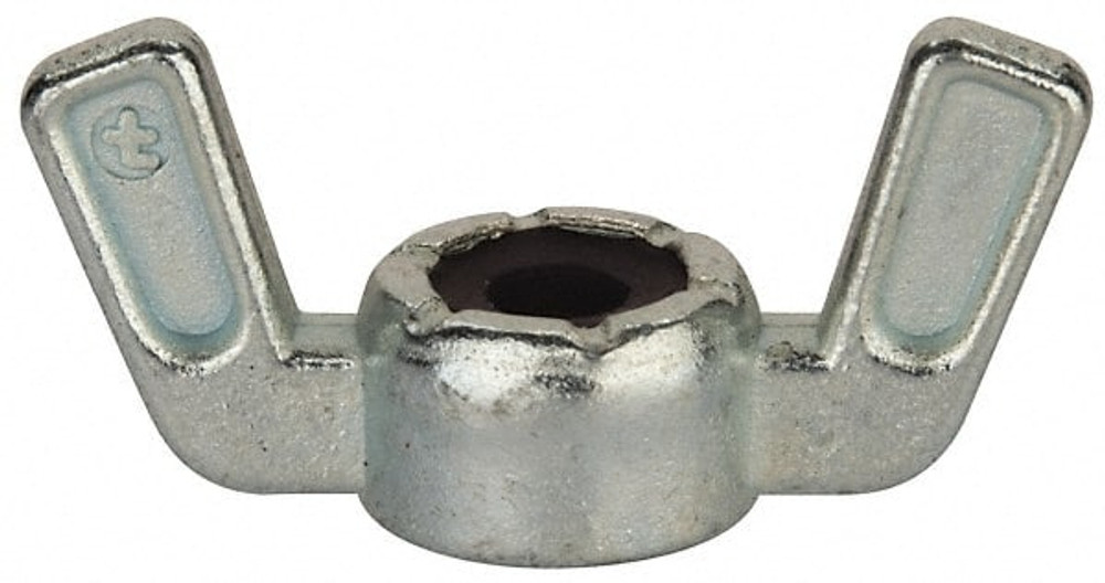 Value Collection KP79450 #10-24 UNC, Zinc Plated, Zinc Alloy Nylon-Insert Locking Wing Nut