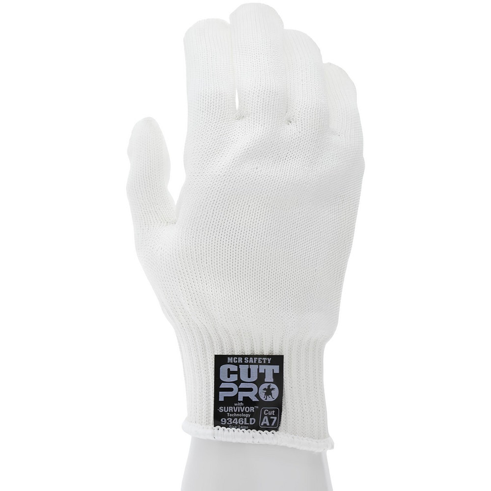 MCR Safety 9346LD Cut-Resistant Gloves: Size L, ANSI Cut 4, Polyvinylchloride, Kevlar