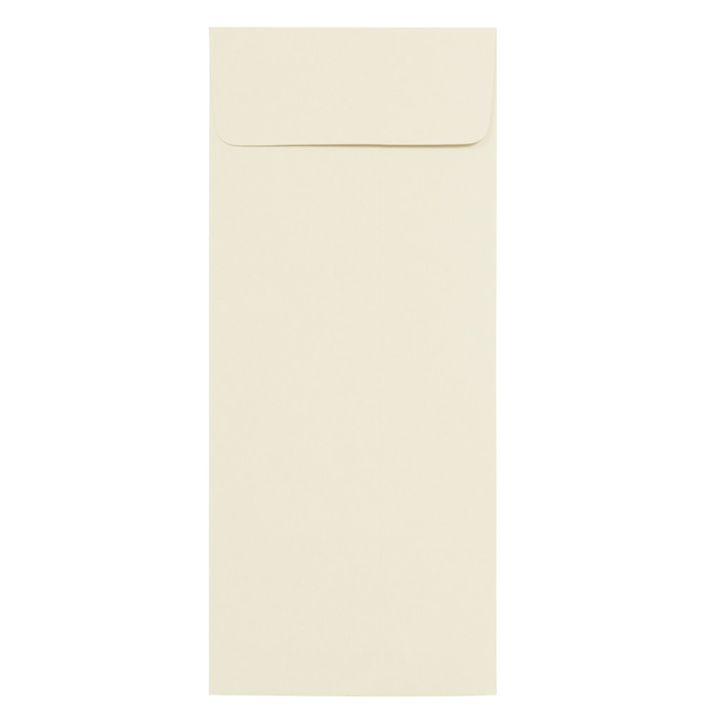 JAM PAPER AND ENVELOPE 900894427 JAM PAPER #12 Policy Business Strathmore Envelopes, 4 3/4in x 11in, Natural White Wove, Pack Of 25