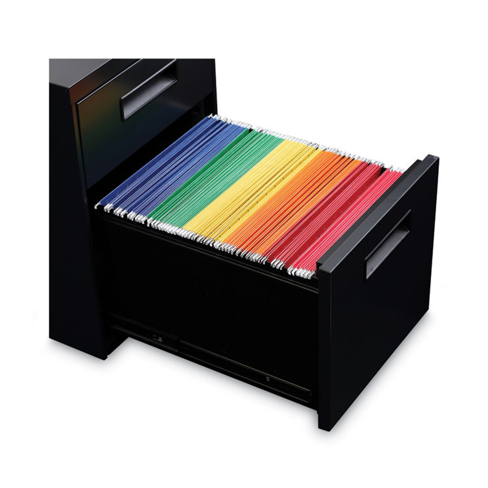 ALERA PABFBL File Pedestal, Left or Right, 2-Drawers: Box/File, Legal/Letter, Black, 14.96" x 19.29" x 21.65"