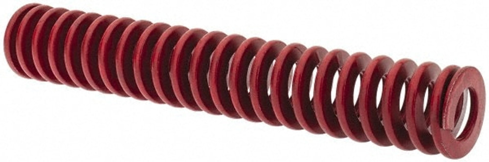 Associated Spring Raymond 104-524 Die Spring: 1" Hole Dia, 1/2" Rod Dia, 6" Free Length, Red