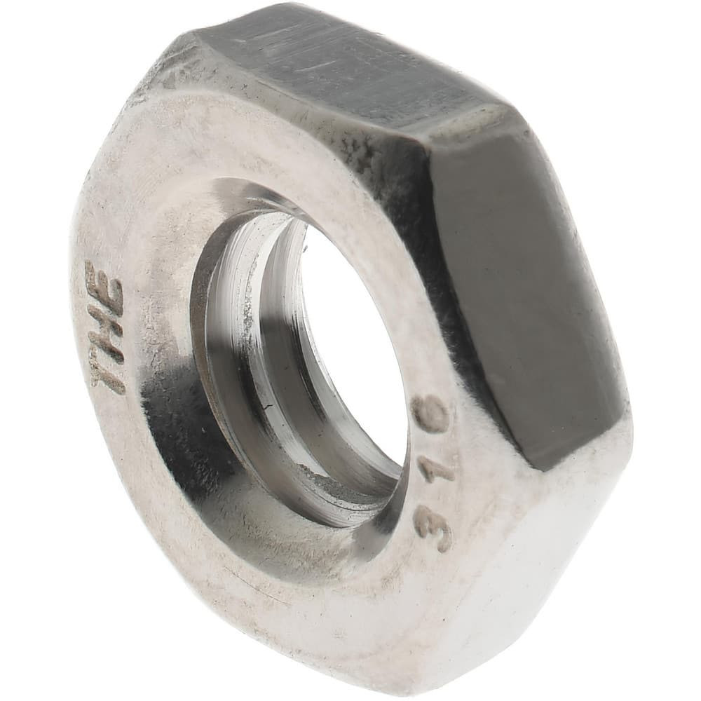 Value Collection V70006PR Hex Nut: 1/4-20, Grade 316 Stainless Steel, Uncoated