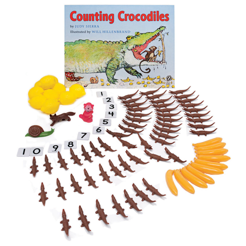 PRIMARY CONCEPTS, INC. PC-1532 Primary Concepts 3D Storybooks, Counting Crocodiles, Set Of 2 Books