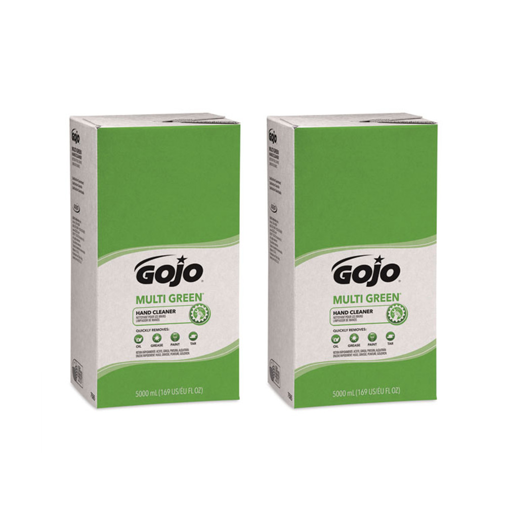 GO-JO INDUSTRIES GOJO® 7565 MULTI GREEN Hand Cleaner, Refill for GOJO PRO TDX Dispenser, Citrus Scent, 5,000 mL, 2/Carton