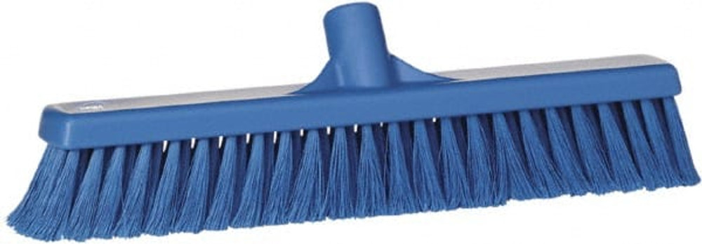 Vikan 31783 Push Broom: 16" Wide, Polyester Bristle