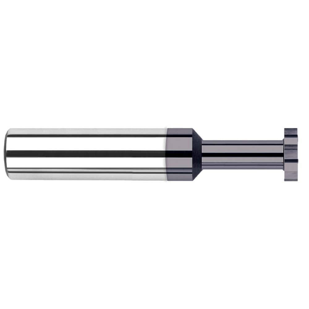 Harvey Tool 22615-C3 Woodruff Keyseat Cutter: 0.5" Cut Dia, 0.04" Cut Width, 1/2" Shank Dia, Straight Tooth