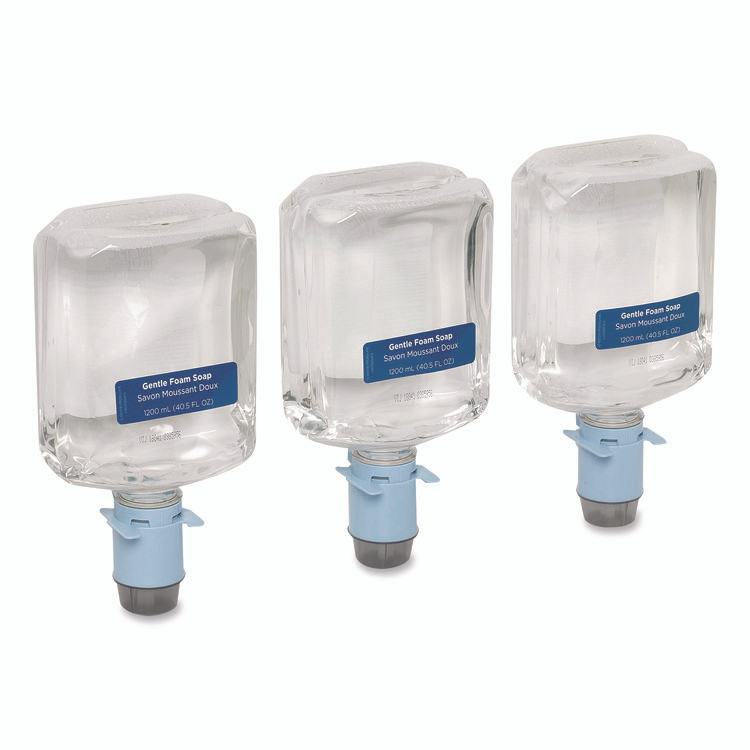 GEORGIA PACIFIC Professional 43716 Pacific Blue Ultra Automated Foam Soap Refill, Fragrance-Free, 1,200 mL, 3/Carton