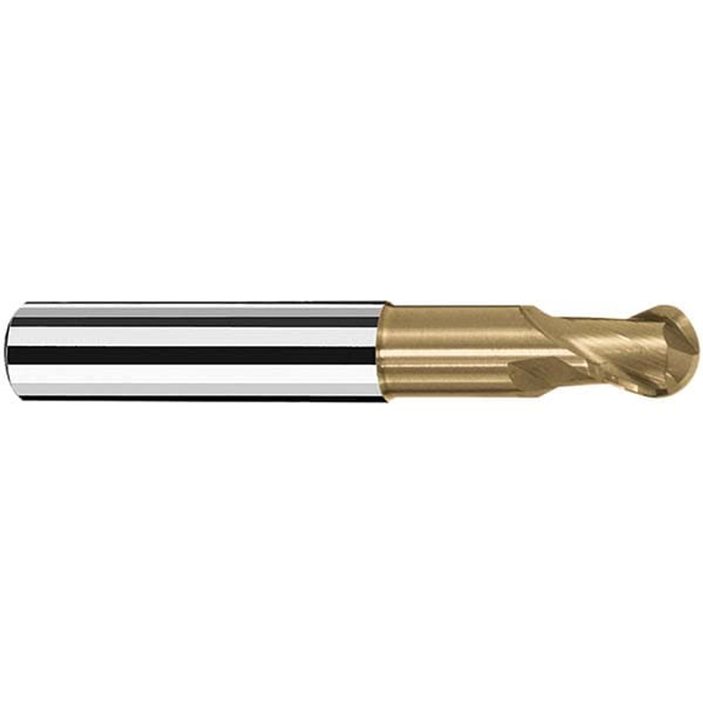 Fraisa V7470501 Ball End Mill: 12.00 mm Dia, 13.00 mm LOC, 2 Flute, Solid Carbide