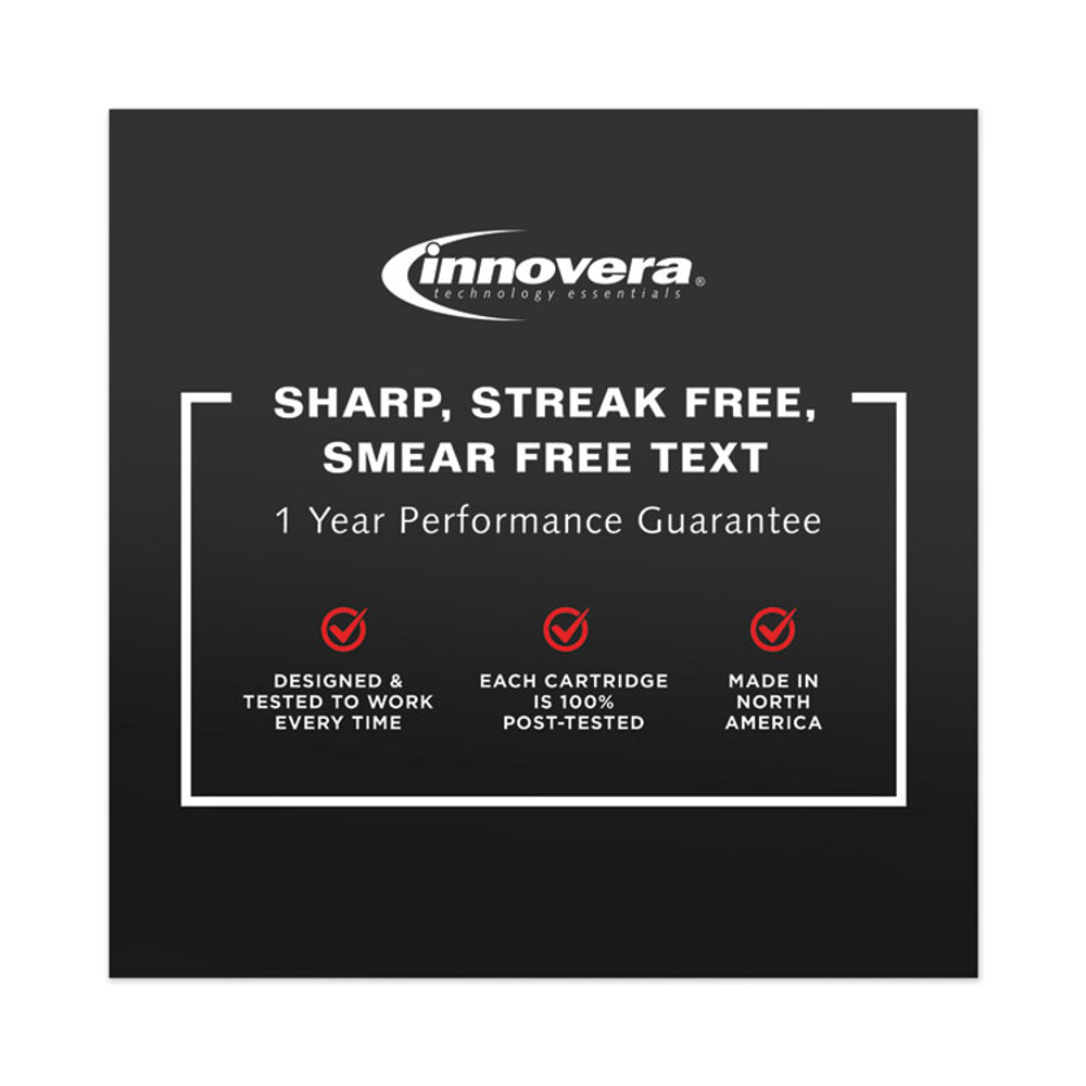 INNOVERA 62B Remanufactured Black Ink, Replacement for 62 (C2P04AN), 200 Page-Yield