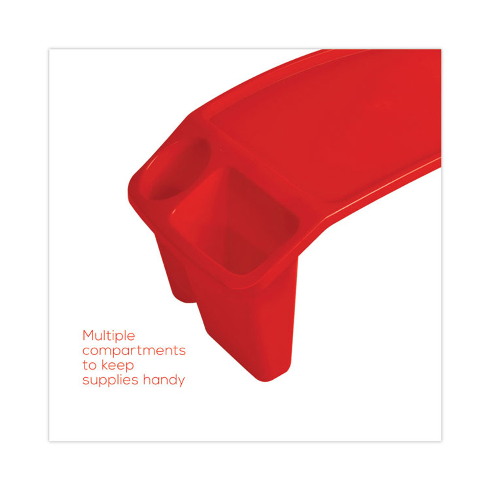 DEFLECTO CORPORATION 39502RED Antimicrobial Lap Desk, Rectangular, 23.35w x 12d x 8.53h, Red