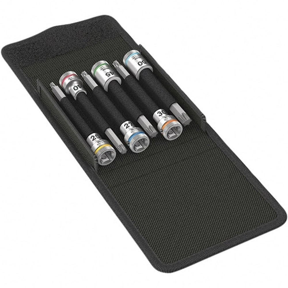 Wera 05003185001 Torx Bit Socket Set: 6 Pc