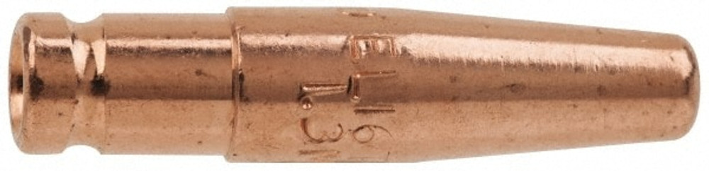 Victor 11601606 MIG Welder Contact Tip: 1/16" Max Wire Dia, Tapered Base