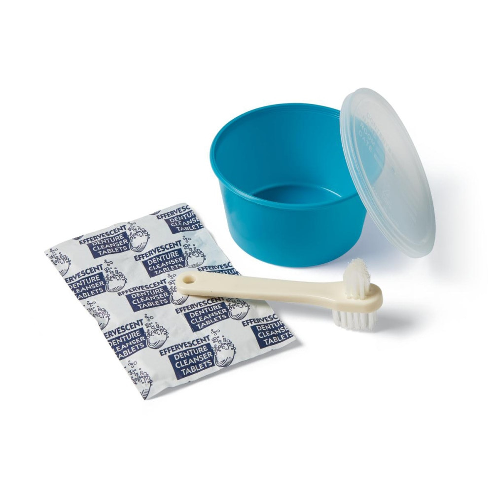 MEDLINE INDUSTRIES, INC. DYKD100D Medline Denture Kits, Pack Of 50