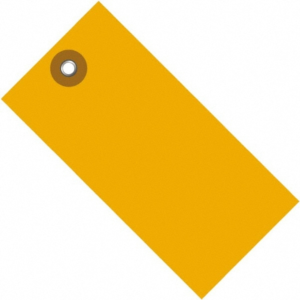 Dupont G14061E Blank Tag: 5-1/4'' High, Orange, Polypropylene