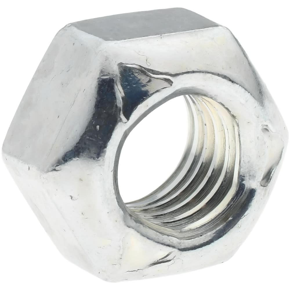 Value Collection 738130PS Hex Lock Nut: Distorted Thread, Grade 8 Steel, Zinc-Plated