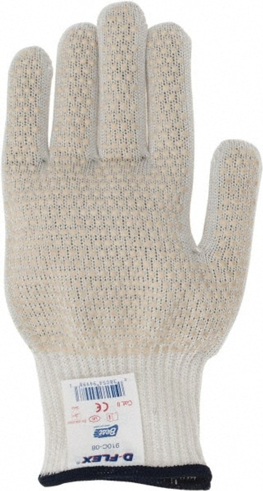 SHOWA 910C-08 Cut, Puncture & Abrasive-Resistant Gloves: Size M, ANSI Cut A4, ANSI Puncture 1, Rubber, Dyneema