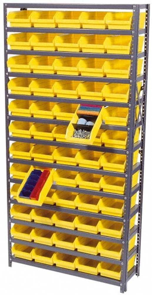 Quantum Storage 1875-104GN Floor Pick Rack: 4,200 lb Capacity, 18" OAD, 75" OAH, 36" OAW