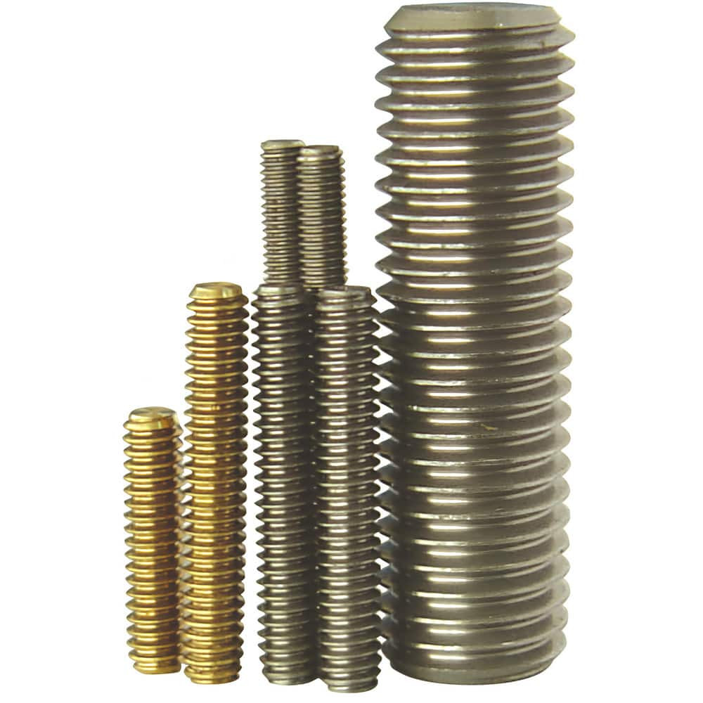 Value Collection 407-1042 Fully Threaded Stud: #10-24 Thread, 2-1/2" OAL