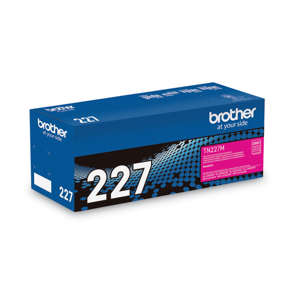 BROTHER INTL. CORP. TN227M TN227M High-Yield Toner, 2,300 Page-Yield, Magenta
