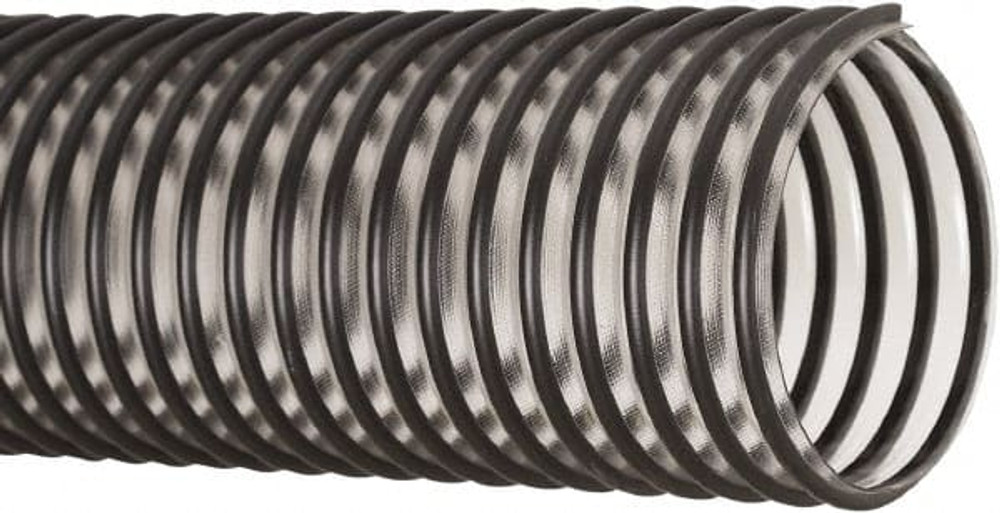 Flexaust 3504015000 Vacuum Duct Hose: Polyvinylchloride, 1-1/2" ID, 29 Hg Vac Rating, 35 psi