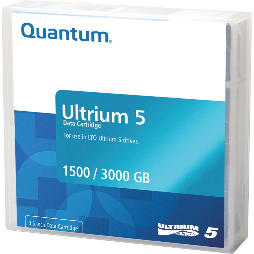 QUANTUM MR-L5MQN-20  MR-L5MQN-20 LTO Ultrium 5 Data Cartridge - LTO-5 - 1.50 TB (Native) / 3 TB (Compressed) - 2775.59 ft Tape Length - 20 Pack