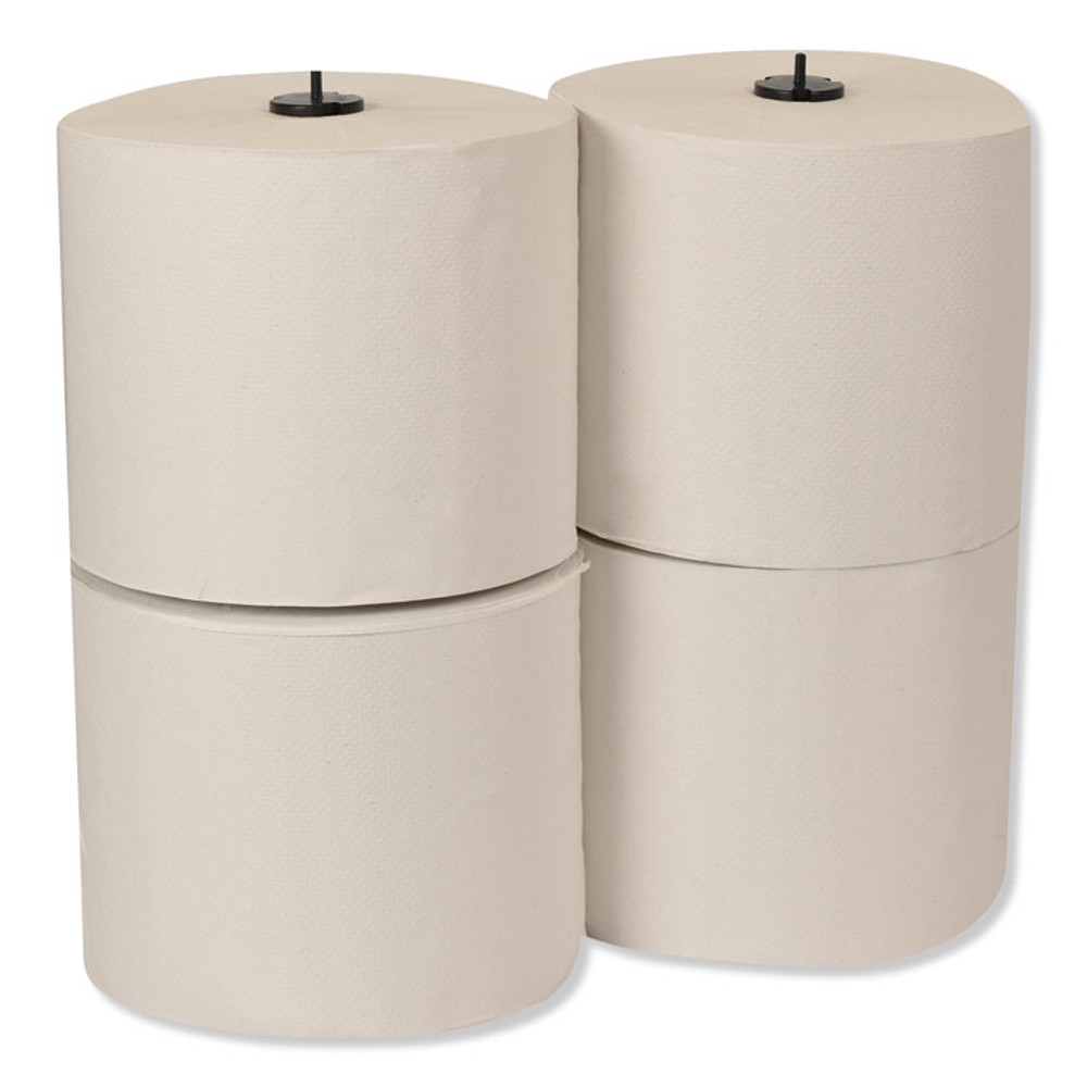 SCA TISSUE Tork® 291370 Basic Paper Wiper Roll Towel, 1-Ply, 7.68" x 1,150 ft, White, 4 Rolls/Carton