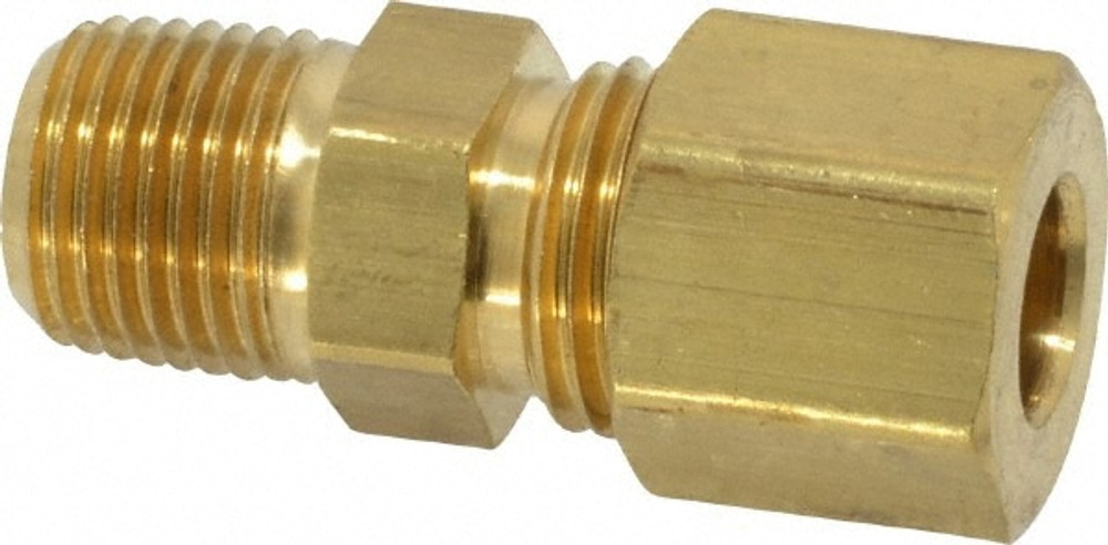 Eaton 681X4 Compression Tube Connector: 1/8" Thread, Compression x MNPT