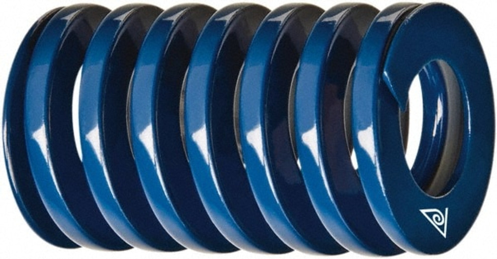 Associated Spring Raymond 304-404-D Die Spring: 3/4" Hole Dia, 3/8" Rod Dia, 1" Free Length, Blue