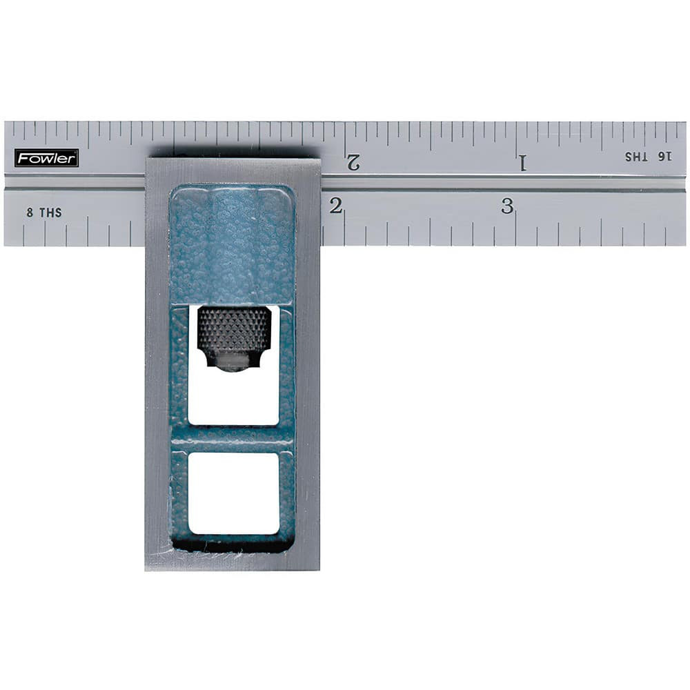 Fowler 524350000 Double Squares; Graduation Style: 4R ; Graduation (Degrees): 0 - 360 ; Material: Hardened Steel