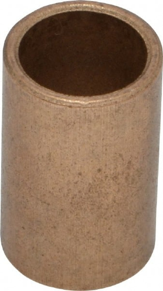 Boston Gear 34728 Sleeve Bearing: 1/2" ID, 5/8" OD, 1" OAL, Oil Impregnated Bronze