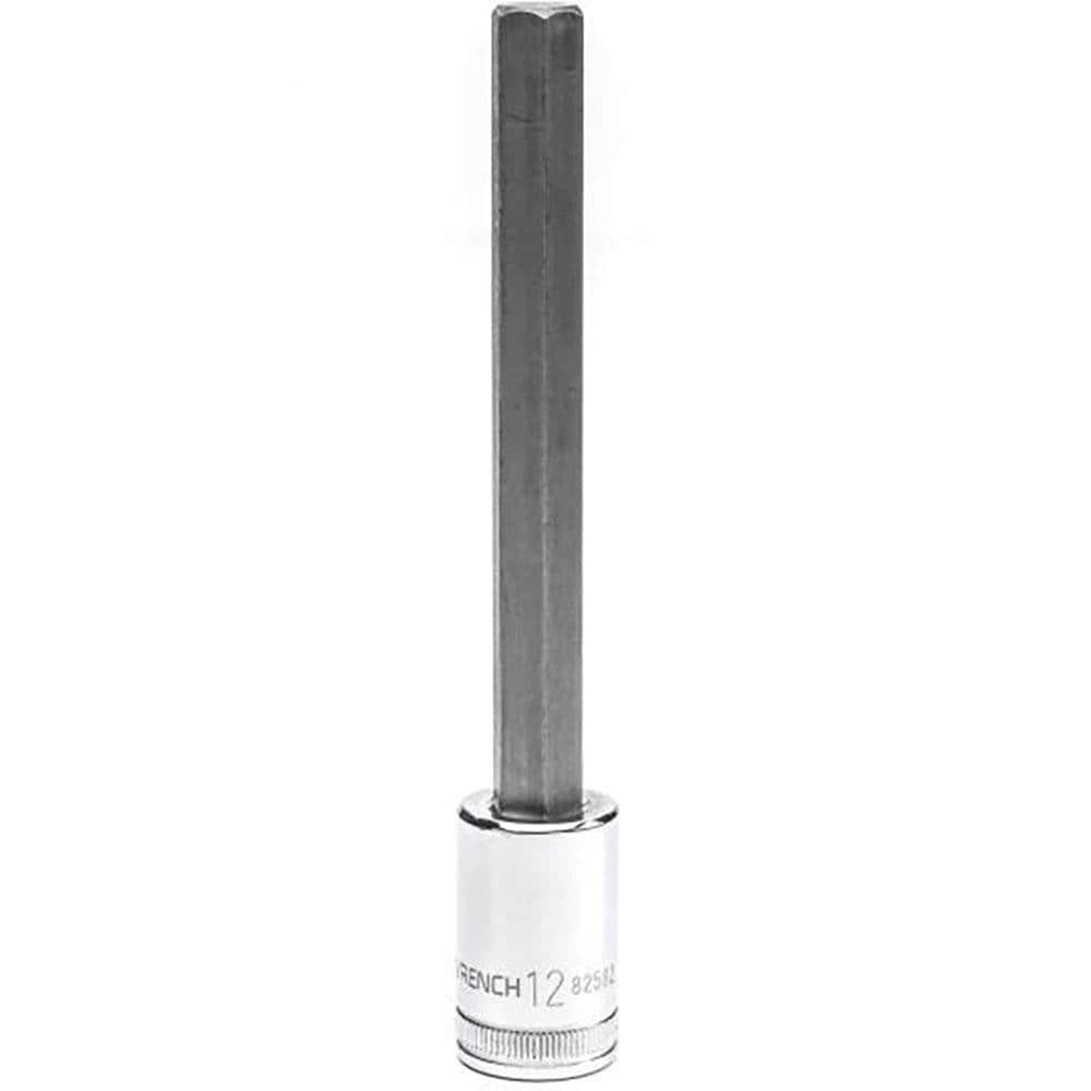 GEARWRENCH 82582 Hand Hex Bit Socket: 1/2" Drive, 12 mm Hex