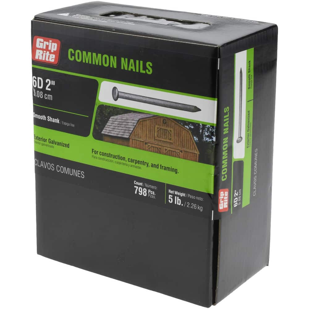 Value Collection 6HGC5 6D, 12 Gauge, 2" OAL Common Nails