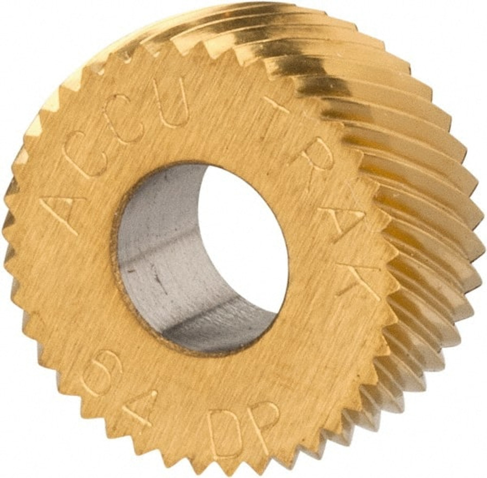 MSC GKRV064 Convex Knurl Wheel: 5/8" Dia, 80 ° Tooth Angle, Diagonal, Cobalt