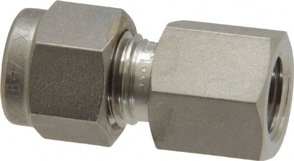 Ham-Let 3001788 Compression Tube Connector: 1/8" Thread, Compression x FNPT