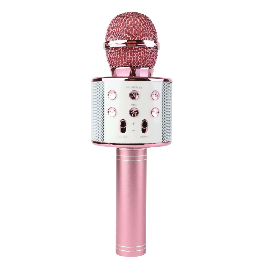 SAKAR INTERNATIONAL, INC. TEK001-PNK-STK-6 Vivitar Bluetooth Karaoke Microphone, Pink