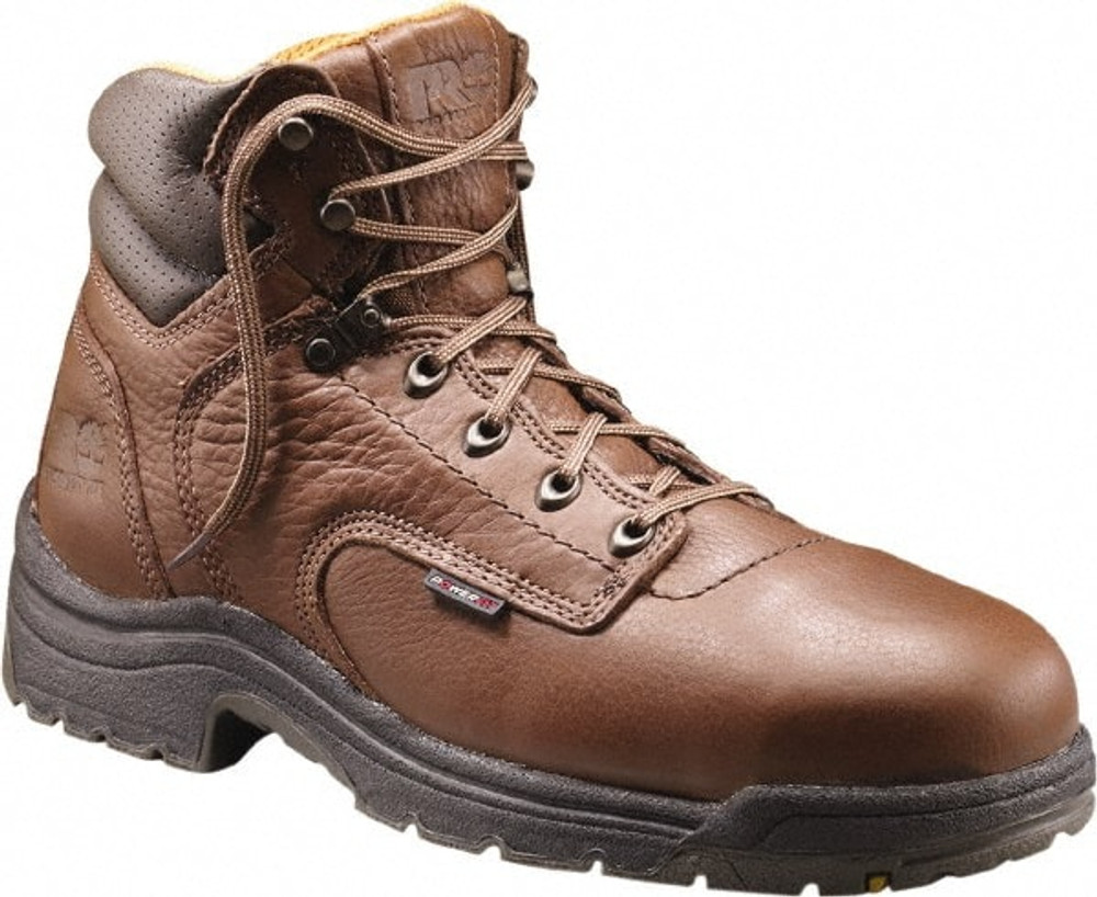 Timberland PRO TB12606321413W Work Boot: Size 13, 6" High, Leather, Steel Toe