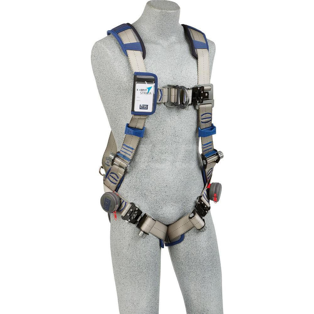 DBI-SALA 7100204302 Fall Protection Harnesses: 420 Lb, Vest Style, Size X-Large, For Climbing, Polyester, Back & Front