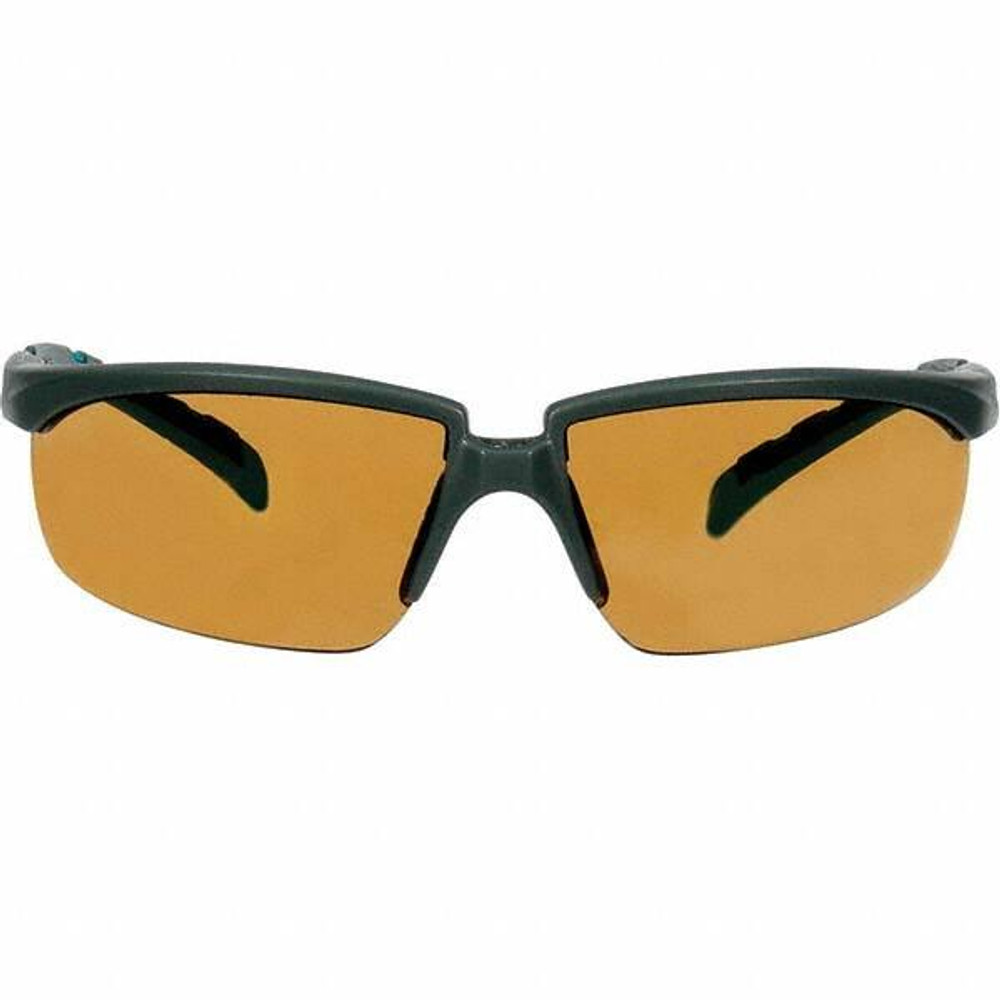 3M Safety Glass: Anti-Fog & Scratch-Resistant, Polycarbonate, Brown Lenses, Full-Framed, UV Protection 7100203166